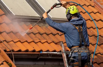 Démoussage et hydrofuge de toiture à Aibes